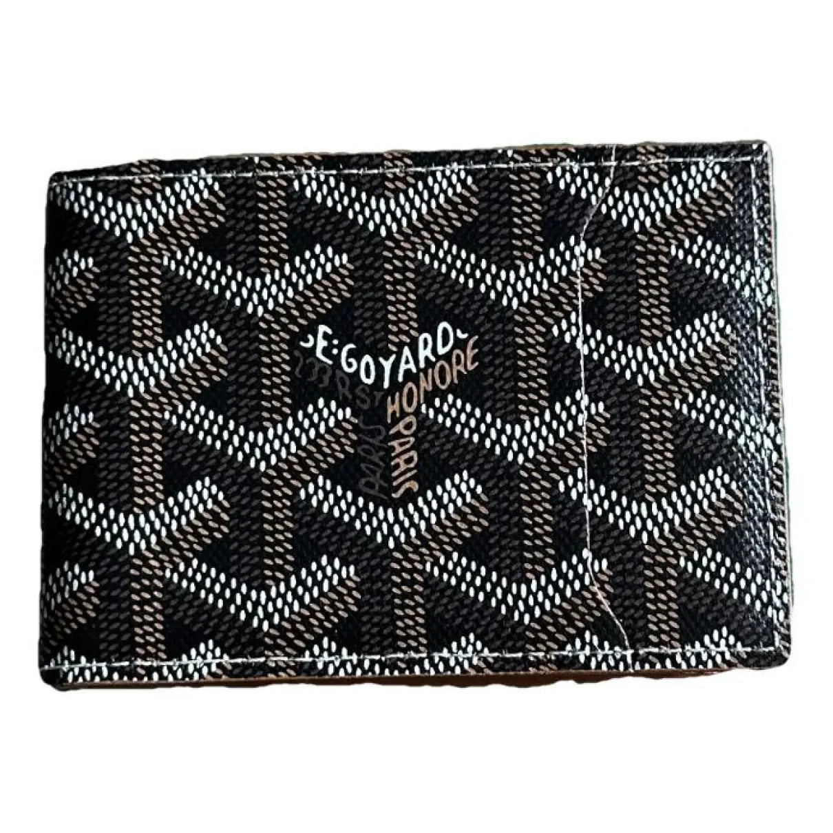 goyard card holder with box